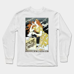 Poster for Marquet brand writing ink Long Sleeve T-Shirt